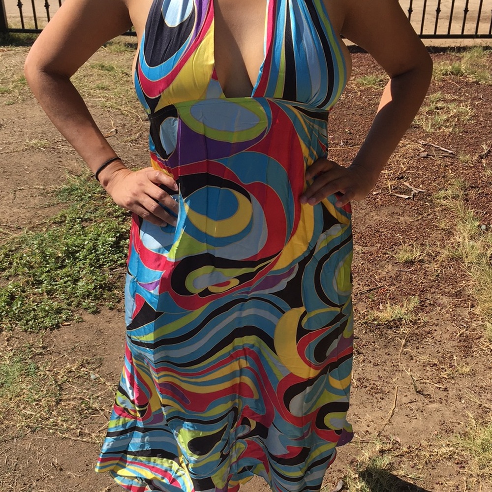 Calvin Tran 💯 % silk dress